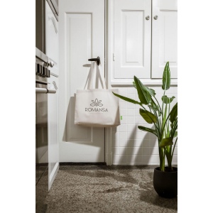 Sac shopping robuste en 100% coton biologique de qualité (180 g/m²) 5