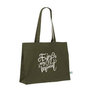 Sac shopping robuste en 100% coton biologique de qualité (180 g/m²)