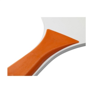 Ensemble de plage sportif : 2 raquettes en bois MDF avec poignées en plastique PP avec une petite balle en caoutchouc 20