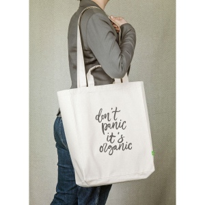Sac à provision robuste en toile 100% coton biologique tissé (280 g/m²) 5