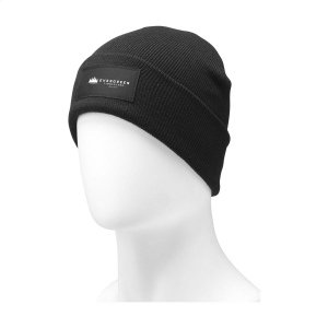 Bonnet tricoté avec rebord
