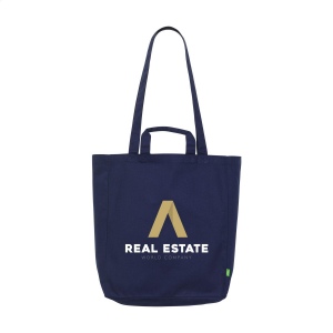 Sac à provision, robuste en toile 100% coton biologique tissé (280 g/m²) 5