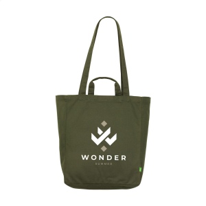 Sac à provision, robuste en toile 100% coton biologique tissé (280 g/m²)