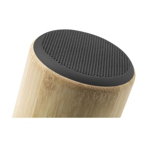 Enceinte sans fil Bluetooth 3W avec un boîtier en bambou naturel certifié FSC 100% et en tissu 6