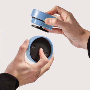 Gobelet à café emporter circulaire réutilisable à double paroi avec couvercle de Circular&amp;Co 39