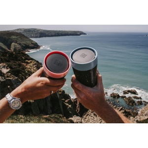Gobelet à café emporter circulaire réutilisable à double paroi avec couvercle de Circular&amp;Co 42