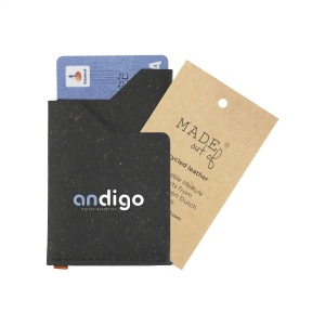 Porte-cartes fabriqué à partir de déchets de cuir recyclés (provenant de cuir italien) et de liants naturels 9