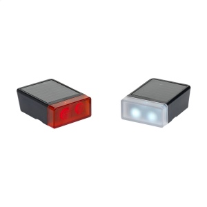 Ensemble de lampes ABS étanches pour vélo fonctionnant à l'énergie solaire 2