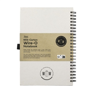 Carnet de notes A5 avec couverture en briques de lait recyclées (jusqu'à 70%) 4