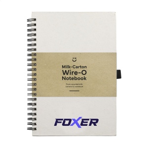 Milk-Carton Wire-O Notebook A5 bloc-notes