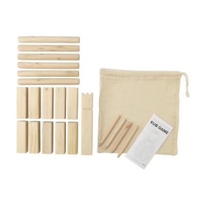 Jeu de lancer Kubb en bois de pin certifié FSC 100% 3