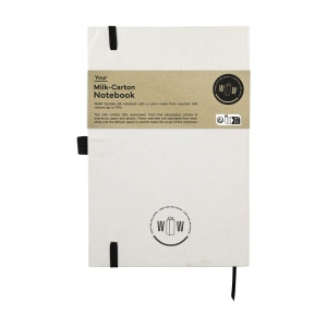 Carnet de notes A5 avec couverture en briques de lait recyclées (jusqu'à 70%) 4