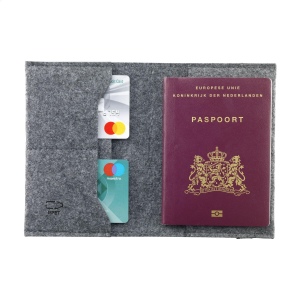 Protège-passeport en feutre RPET (fabriqué à partir de bouteilles PET recyclées et de textiles recyclés) 6