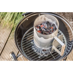 Allume-barbecue en métal avec manche en bois 5