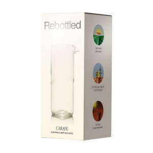 Cette carafe conçue par Rebottled® a été fabriquée à partir d'une bouteille de vin recyclée 7