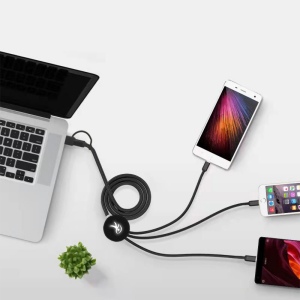 EKO - CABLE 5 EN 1 RECYCLÉ A CHARGE RAPIDE 20W POWER DELIVERY 4
