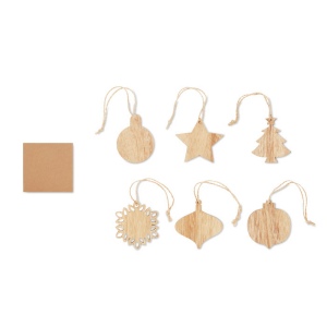 Décorations de Noël en bois - CHRISET 3