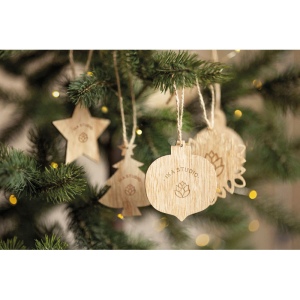 Décorations de Noël en bois - CHRISET 7