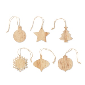 Décorations de Noël en bois - CHRISET 2