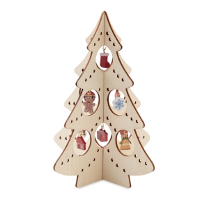 Décoration de sapin en bois - SILUETA