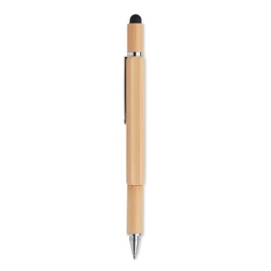 Stylo niveau à bulle en bambou - TOOLBAM 5