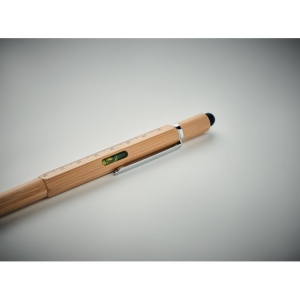 Stylo niveau à bulle en bambou - TOOLBAM 8