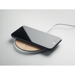 Chargeur sans fil 15W en bambou - DESPAD + 6