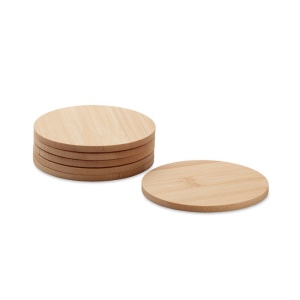 Lot de 6 sous-verres en bambou - BAYIN SET 4
