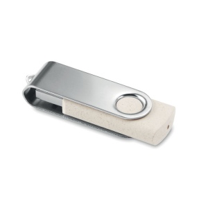 Clé USB 16Go Paille/ PP - TECHMATE+ 2