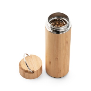 SOW. Thermos 440mL en bambou et acier inox 7