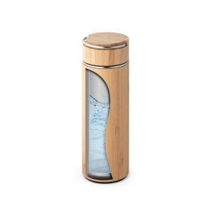 SOW. Thermos 440mL en bambou et acier inox 9