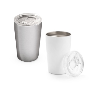 SLIDER. Tasse de voyage 380mL en acier inox