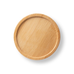 FANGIO. Tasse en céramique 220 mL avec couvercle et base en bambou 4