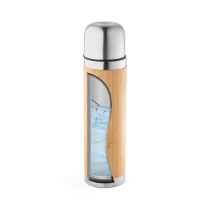 CEYLON. Thermos 450mL en bambou et acier inox 7