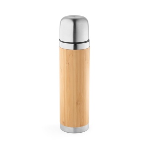 CEYLON. Thermos 450mL en bambou et acier inox 2