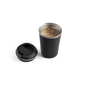 PHELPS. Tasse de voyage 470mL en acier inox et PP 12