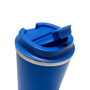 PHELPS. Tasse de voyage 470mL en acier inox et PP 14