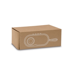 TILLY. Haut-parleur portable 3W avec 5h d'autonomie fabriqué en bambou et en ABS recyclé (100 % rABS) 4