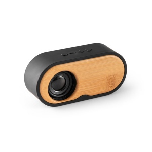 TILLY. Haut-parleur portable 3W avec 5h d'autonomie fabriqué en bambou et en ABS recyclé (100 % rABS) 6