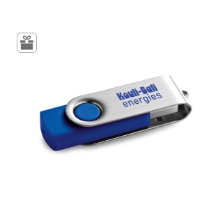 CLAUDIUS 32 GB. Clé USB 32GB avec attache en métal 4