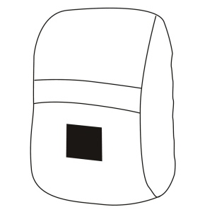 Housse de protection contre la pluie pour sacs à dos et cartables RAINY DAYS 13