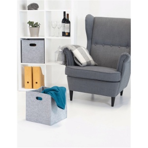 Boîte de rangement en feutre HYGGE 10
