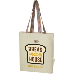 Sac shopping Rainbow de 5 l en coton recyclé 180 g/m² 4