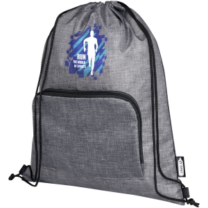 Sac pliable 7 L recyclé avec cordon de serrage Ash 4