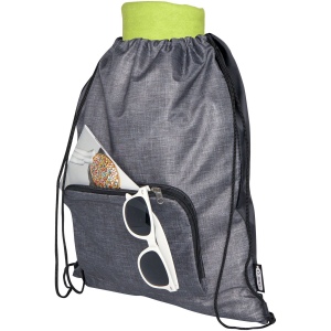 Sac pliable 7 L recyclé avec cordon de serrage Ash 6