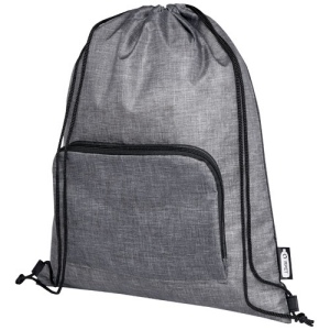 Sac pliable 7 L recyclé avec cordon de serrage Ash