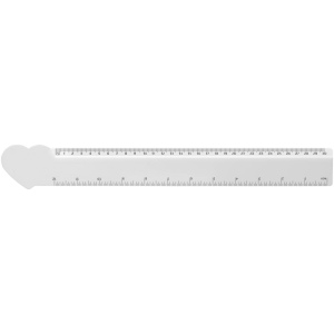 Règle Tait de 30 cm en plastique recyclé en forme de cœur 3