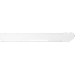 Règle Tait de 30 cm en plastique recyclé en forme de cœur 5