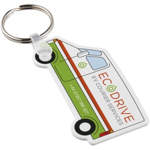 Porte-clés recyclé Tait en forme de minibus 2