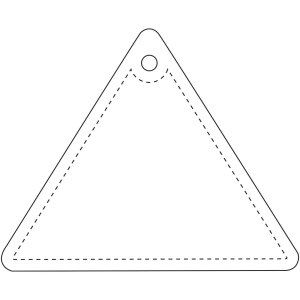 Attache réfléchissante triangulaire en PVC H-12 RFX™ 9